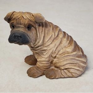 1992 Universal Statuary Corp Shar-Pei Dog Sculpture Lifelike